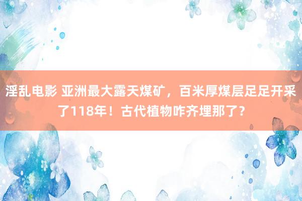 淫乱电影 亚洲最大露天煤矿，百米厚煤层足足开采了118年！古代植物咋齐埋那了？