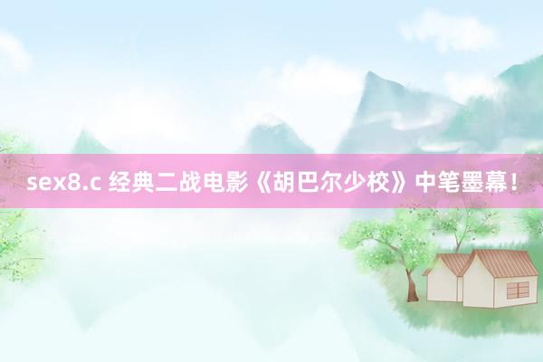 sex8.c 经典二战电影《胡巴尔少校》中笔墨幕！